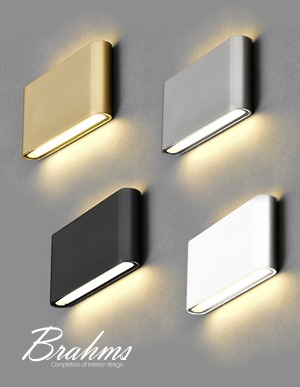 브람스2등 벽등 LED(8W) 실내/외부벽등(외부조명 방수 완벽!)